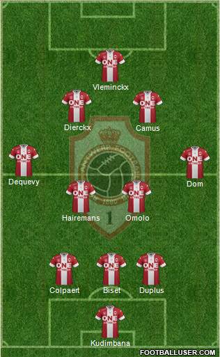R Antwerp FC Formation 2016