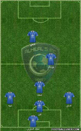 Al-Hilal (KSA) Formation 2016