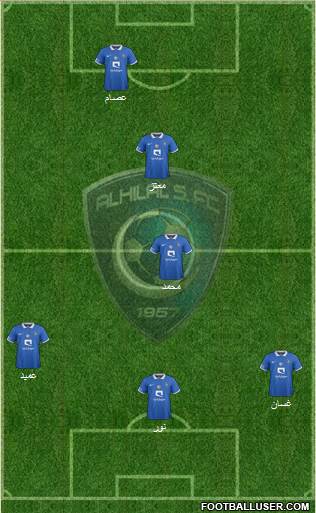 Al-Hilal (KSA) Formation 2016