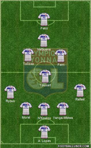 Olympique Lyonnais Formation 2016