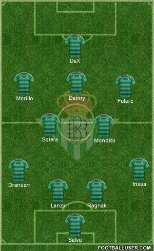 Real Betis B., S.A.D. Formation 2016