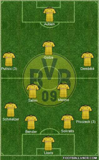 Borussia Dortmund Formation 2016