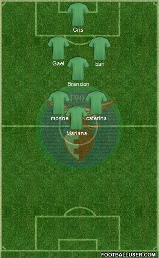 Alma Juventus Fano 4-3-3 football formation