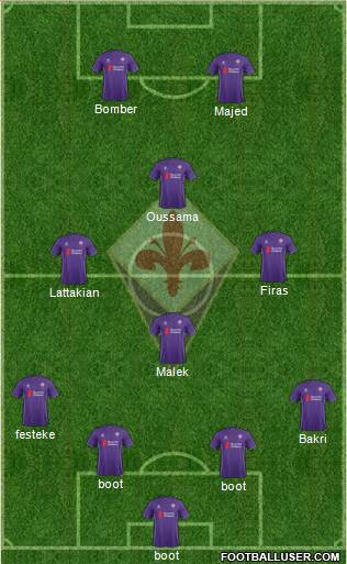 Fiorentina Formation 2016