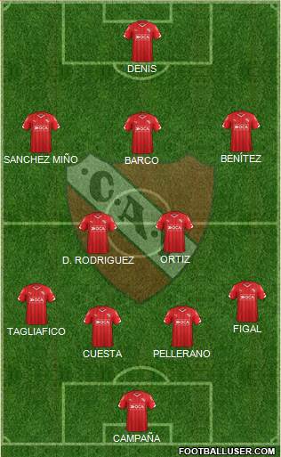Independiente Formation 2016