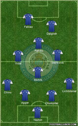 San Marino football formation