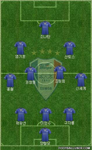 Suwon Samsung Blue Wings Formation 2016