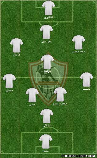 Zamalek Sporting Club football formation