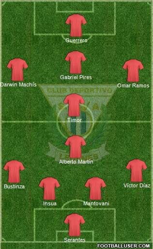 C.D. Leganés S.A.D. Formation 2016