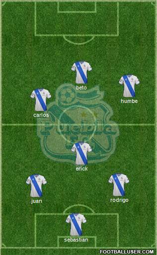 Club Puebla de la Franja Formation 2016