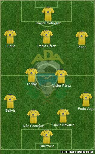 A.D. Alcorcón Formation 2016