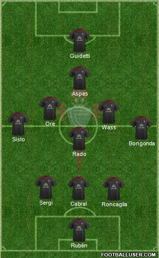 R.C. Celta S.A.D. Formation 2016