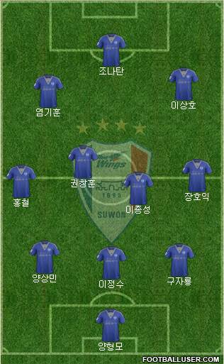 Suwon Samsung Blue Wings Formation 2016