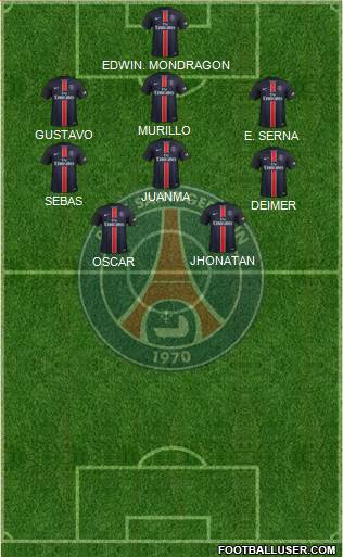 Paris Saint-Germain Formation 2016