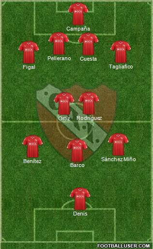 Independiente Formation 2016