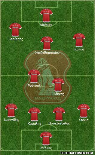 MGS Panserraikos Formation 2016