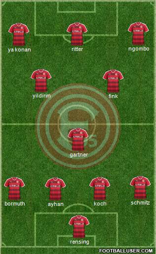 Fortuna Düsseldorf Formation 2016