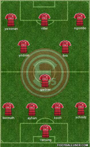 Fortuna Düsseldorf football formation