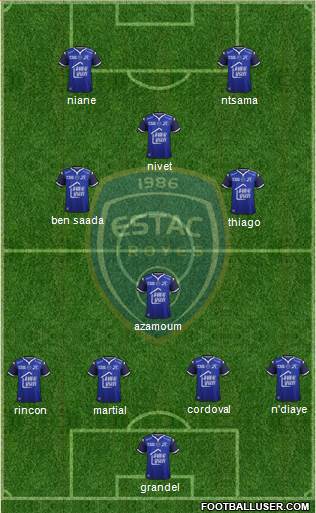 Esperance Sportive Troyes Aube Champagne Formation 2016