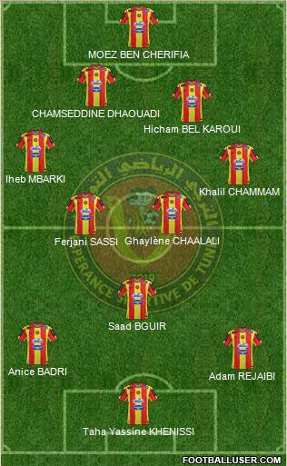 Espérance Sportive de Tunis football formation