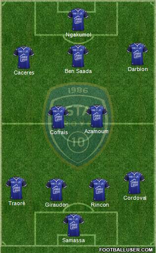 Esperance Sportive Troyes Aube Champagne Formation 2016