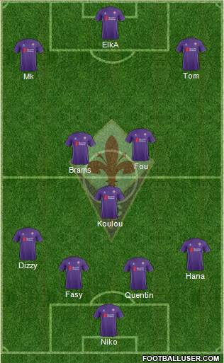 Fiorentina Formation 2016