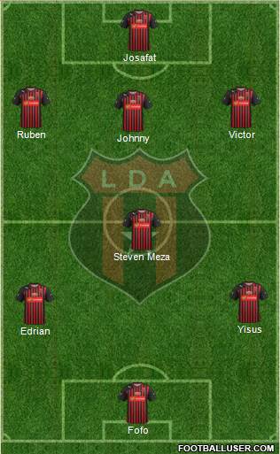 Liga Deportiva Alajuelense football formation