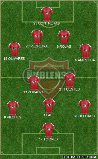 CD Ñublense S.A.D.P. Formation 2016