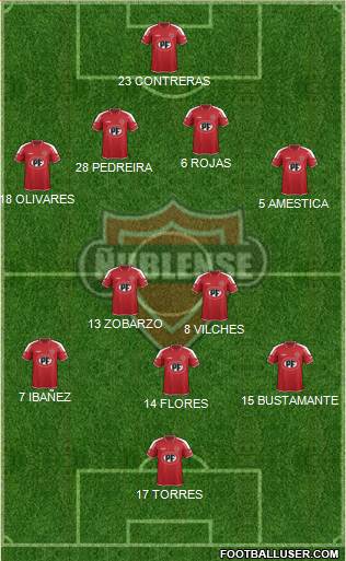 CD Ñublense S.A.D.P. Formation 2016