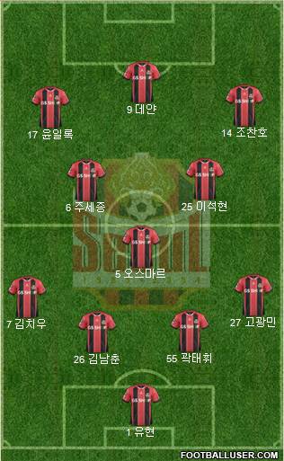 FC Seoul Formation 2016