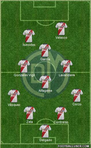 CC Deportivo Municipal Formation 2016