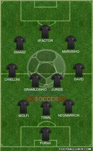 New Zealand Formation 2016
