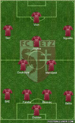 Football Club de Metz Formation 2016
