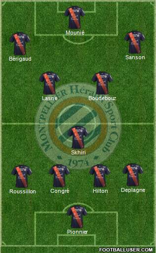 Montpellier Hérault Sport Club Formation 2016