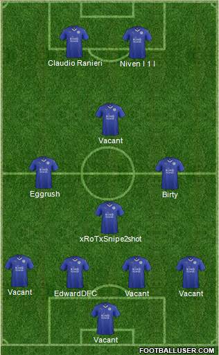 Leicester City Formation 2016