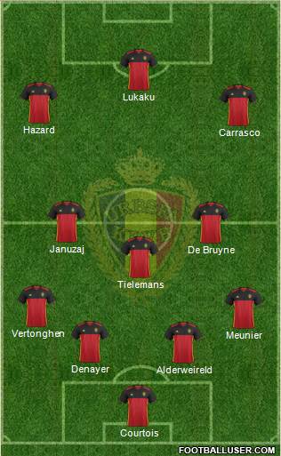 Belgium Formation 2016
