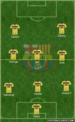 Barcelona SC Formation 2016