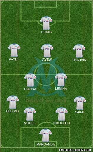 Olympique de Marseille Formation 2016