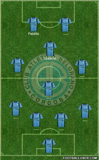 Belgrano de Córdoba Formation 2016