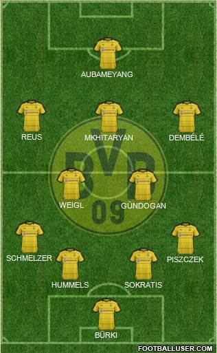 Borussia Dortmund Formation 2016