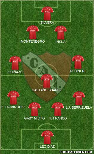 Independiente Formation 2016
