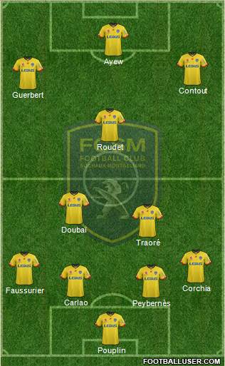 FC Sochaux-Montbéliard Formation 2016