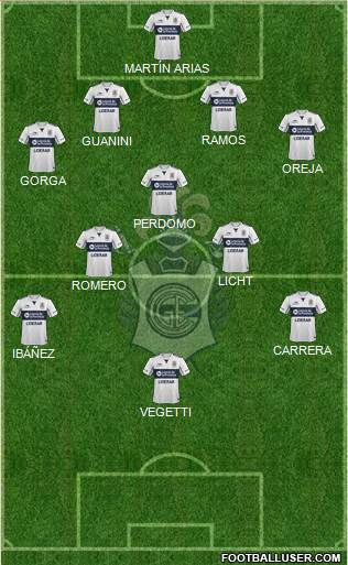 Gimnasia y Esgrima de La Plata Formation 2016