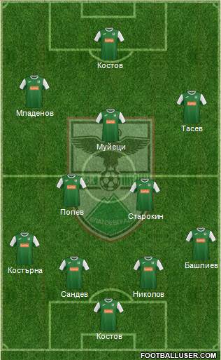 Pirin Blagoevgrad (Blagoevgrad) Formation 2016