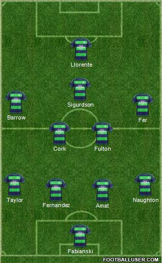 Swansea City Formation 2016