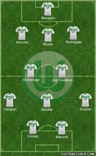 VfL Wolfsburg Formation 2016