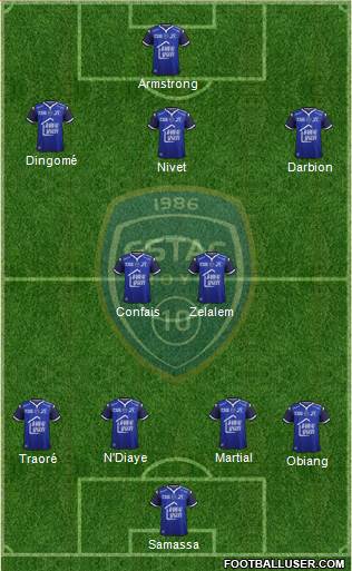 Esperance Sportive Troyes Aube Champagne Formation 2016