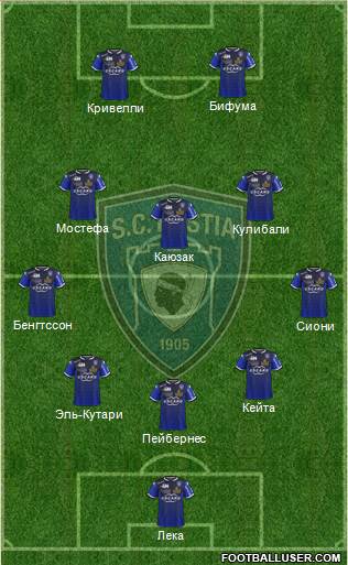 Sporting Club Bastia Formation 2016