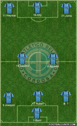 Belgrano de Córdoba Formation 2016