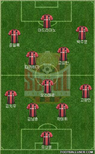 FC Seoul Formation 2016